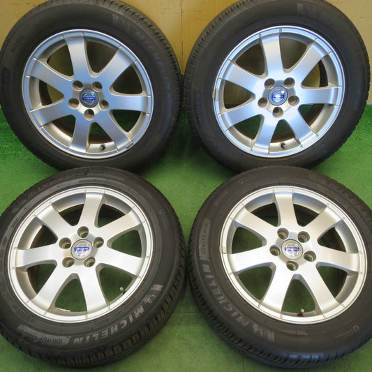 バリ溝！24年！9分★ボルボ V50 S40 等 純正 205/55R16 ミシュラン エナジーセイバー4 16インチ PCD108/5H★6051013NJノ