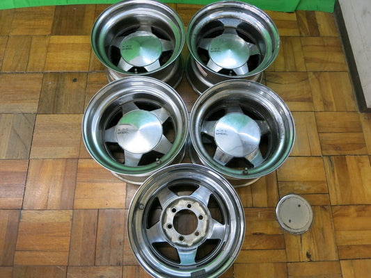 5本価格 激レア 深リム★ランクル 等 KMC WHEEL 16.5×9.75 KMC ホイール 16.5インチ PCD139.7/6H★2032904ヒホ