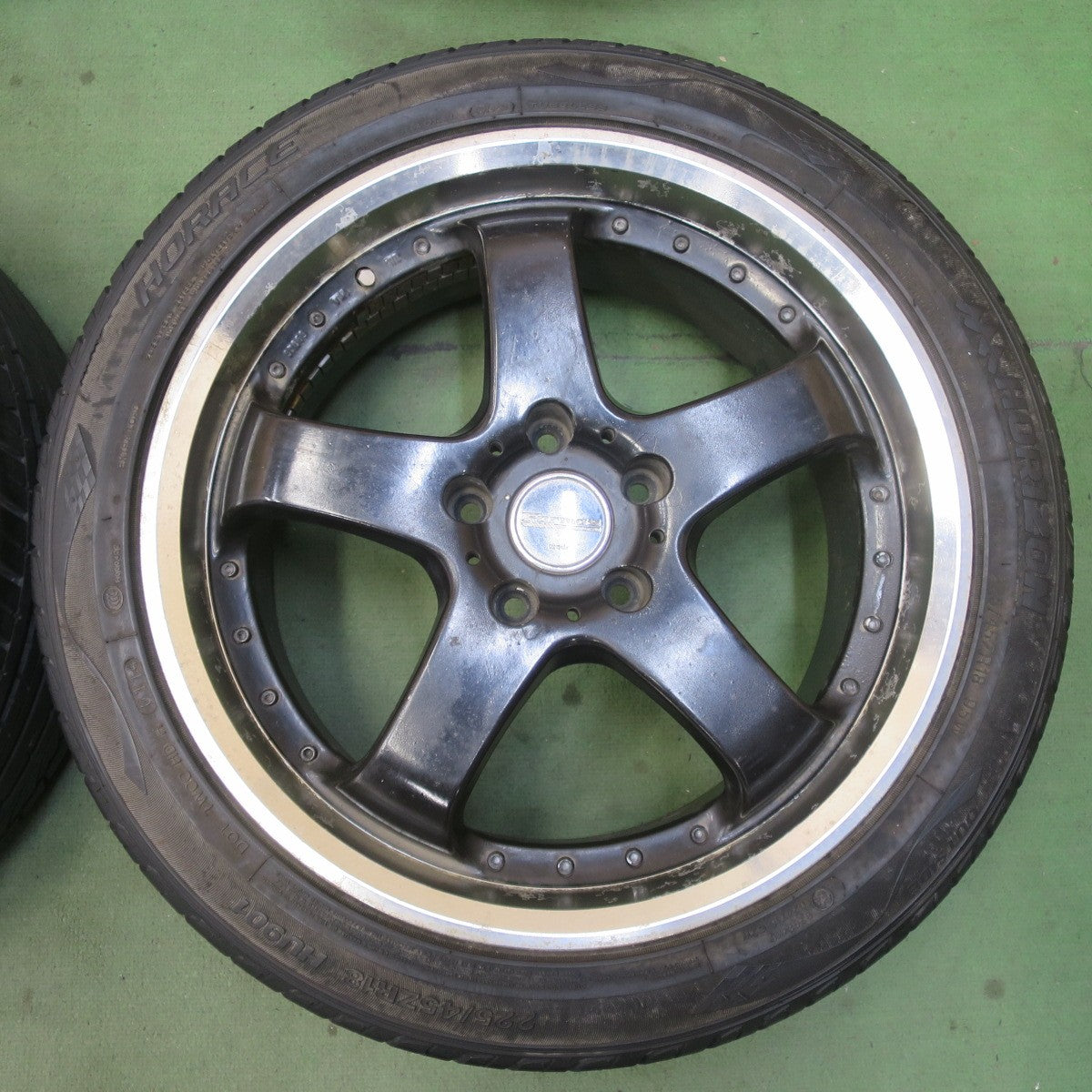 4本価格★weds Farmas 225/40R18 225/45R18 ヨコハマ DNA エコス ES300 HORACE HORIZON HU901 ウェッズ ファーマス 18インチ PCD114.3/5H★6050405イノ