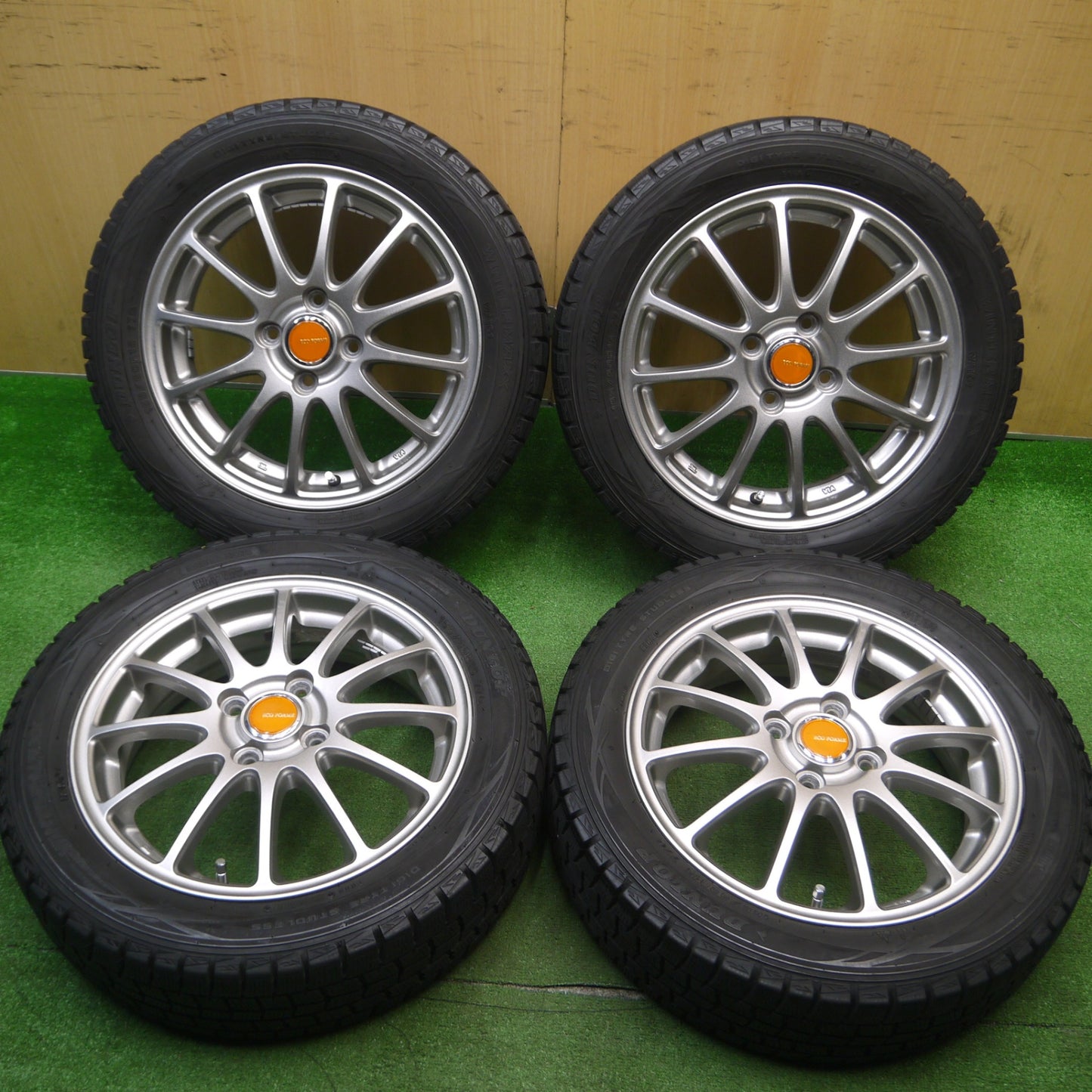 [送料無料] キレイ★スタッドレス 165/60R15 ダンロップ ウインターマックス WM01 ECO FORME エコフォルム 軽自動車 ハスラー デリカミニ等 PCD100/4H★4122703Hス