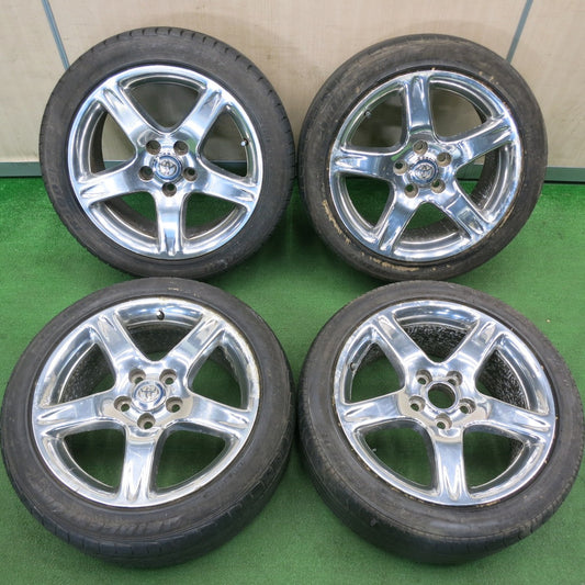[送料無料] 4本価格★トヨタ 16系 アリスト 純正 235/45R17 ブリヂストン B500Si ブリヂストン ポテンザ RE030 17インチ PCD114.3/5H★5021305TNノ