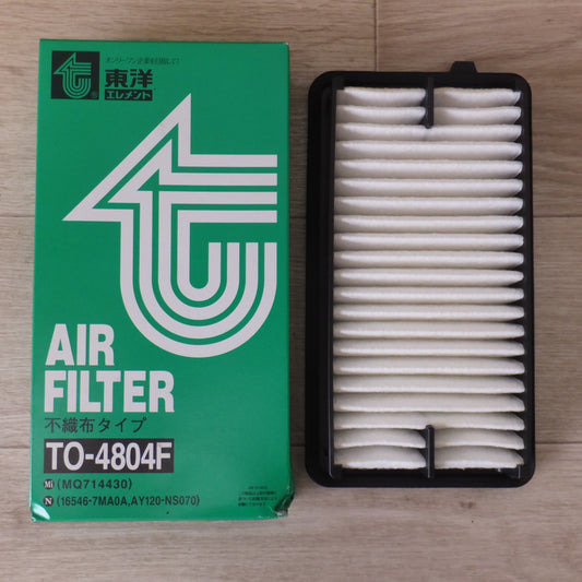 [送料無料] 未使用★東洋エレメント エアーフィルター AIR FILTER 不織布タイプ TO-484F　三菱 ekクロス ekワゴン　日産 デイズ★
