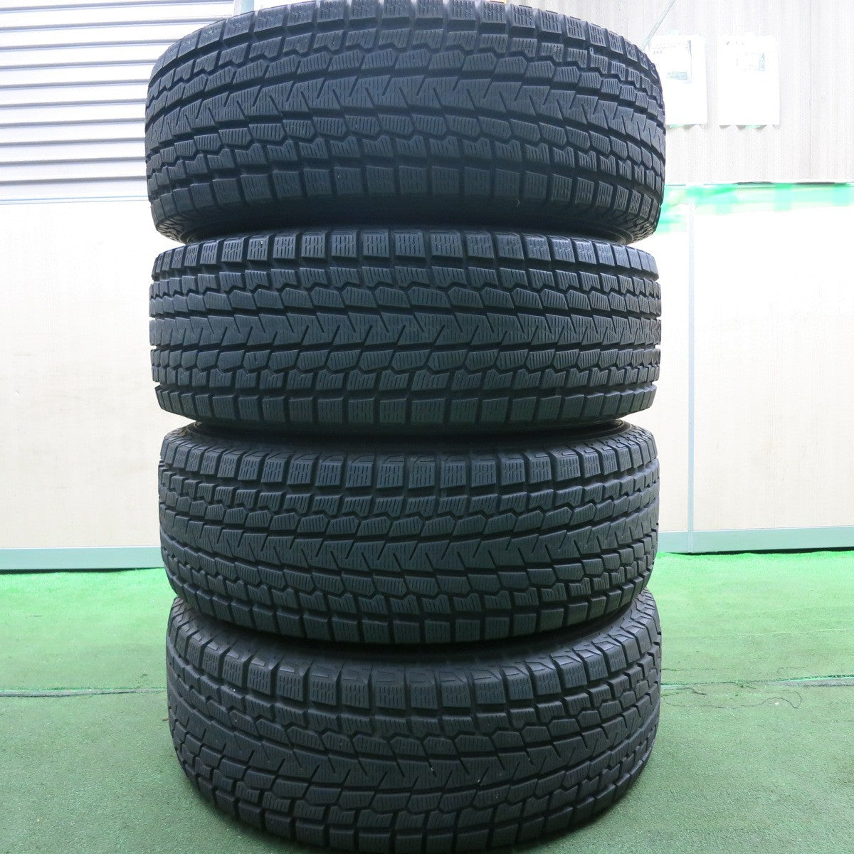 *送料無料* バリ溝！9分★トヨタ FJクルーザー 純正 スチール 265/70R17 スタッドレス ヨコハマ アイスガード G075 PCD139.7/6H★4051704HAス
