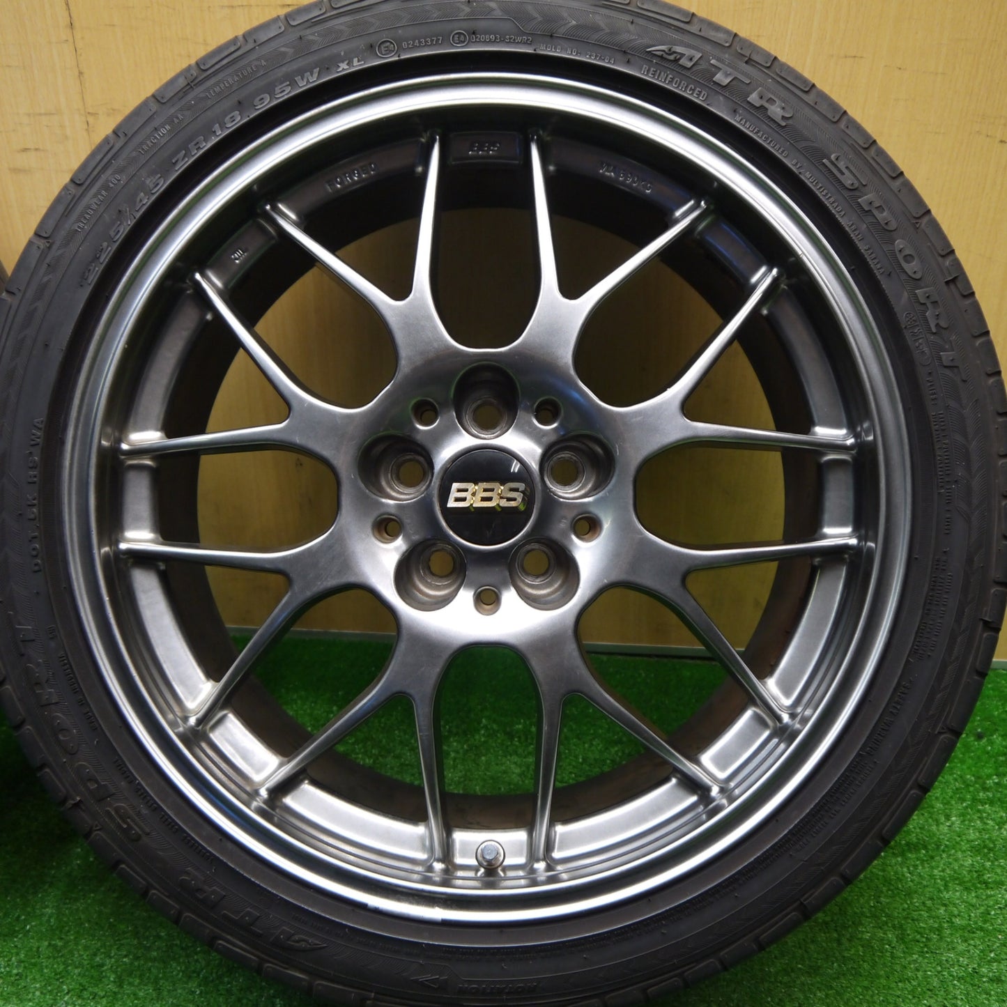 4本価格★プリウス インプレッサ 等 BBS RG-R RG747H 225/45R18 ATR SPORT ATR スポーツ 18インチ PCD100/5H★5103103Hノ
