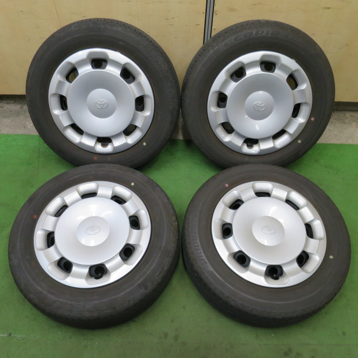 キレイ！23年★トヨタ シエンタ 純正 スチール 185/65R15 ブリヂストン エコピア EP150 15インチ PCD100/5H★6031806ナノ