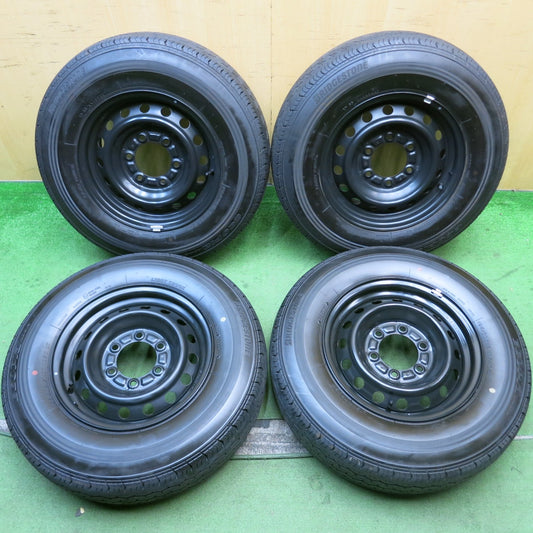 新車外し！22年★トヨタ ハイエース 純正 スチール 195/80R15 107/105N ブリヂストン エコピア RD613 15インチ PCD139.7/6H★5092104HAノ