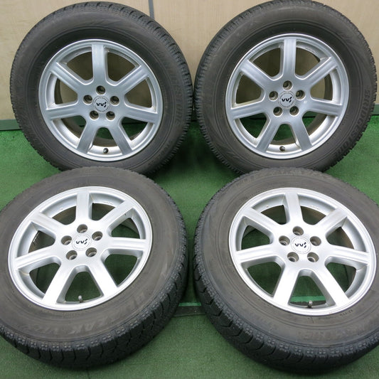 *送料無料* キレイ★スバル フォレスター 純正 OP SAA ENKEI 215/60R16 スタッドレス ブリヂストン ブリザック VRX PCD100/5H★4051811NJス
