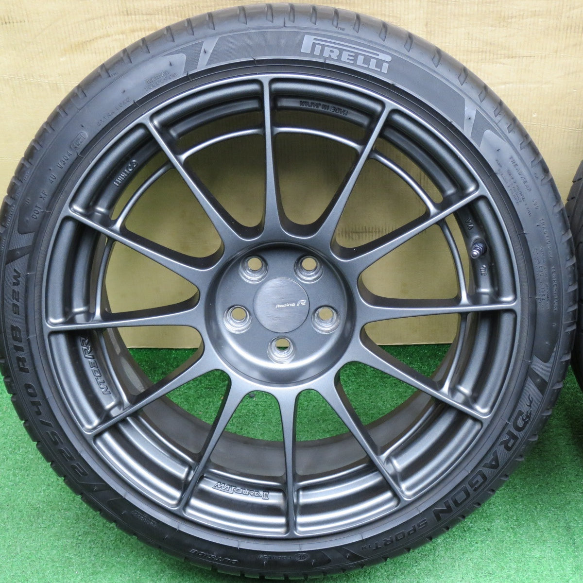 4本価格★86 BRZ 等 ENKEI NT03RR 225/40R18 ピレリ ドラゴン スポーツ TM Racing R エンケイ 18インチ PCD100/5H★6030103NKノ