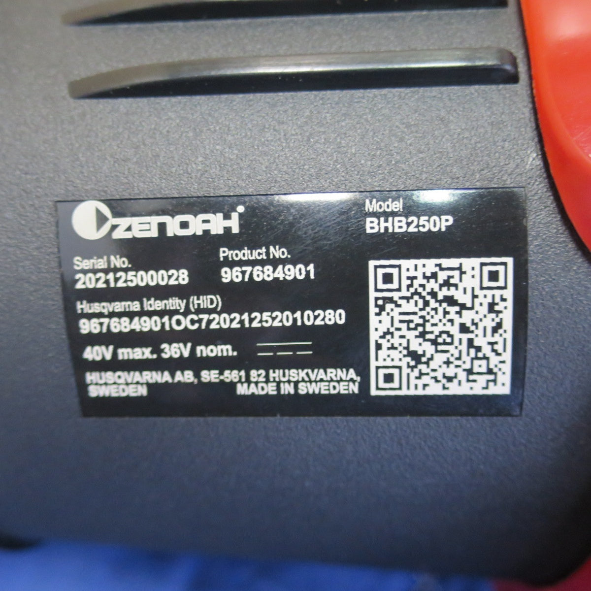 [送料無料] キレイ☆ゼノア ブロワー BHB250P バッテリー BLi200ZR ZENOAH ブロア☆