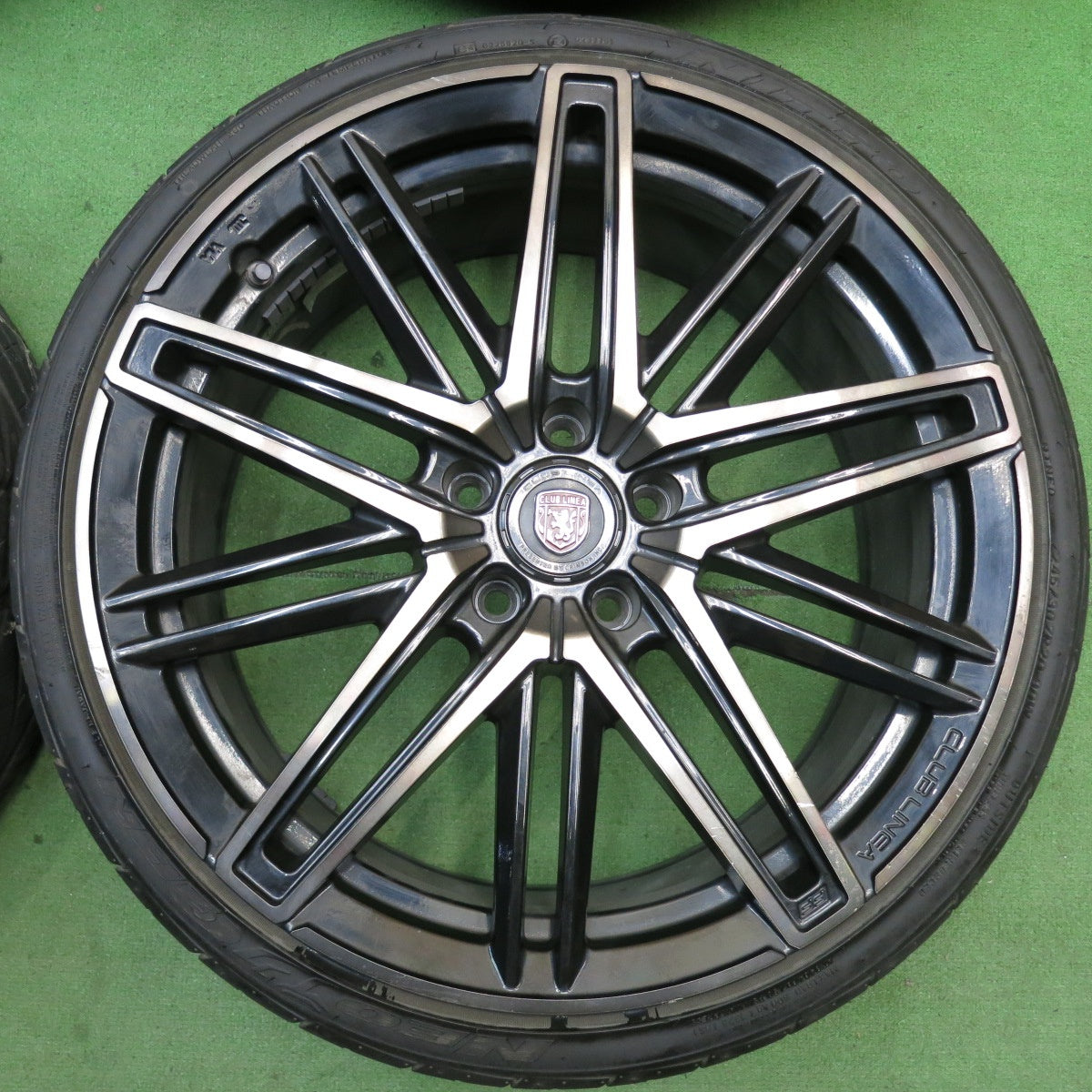 バリ溝！22年！9.5分◎BMW 等 CLUB LINEA CASSANO FF Crimson 245/30R20 ニットー NEO テク GEN クラブ リネア カッサーノ クリムソン 20インチ PCD120/5H◎6062802HAノ