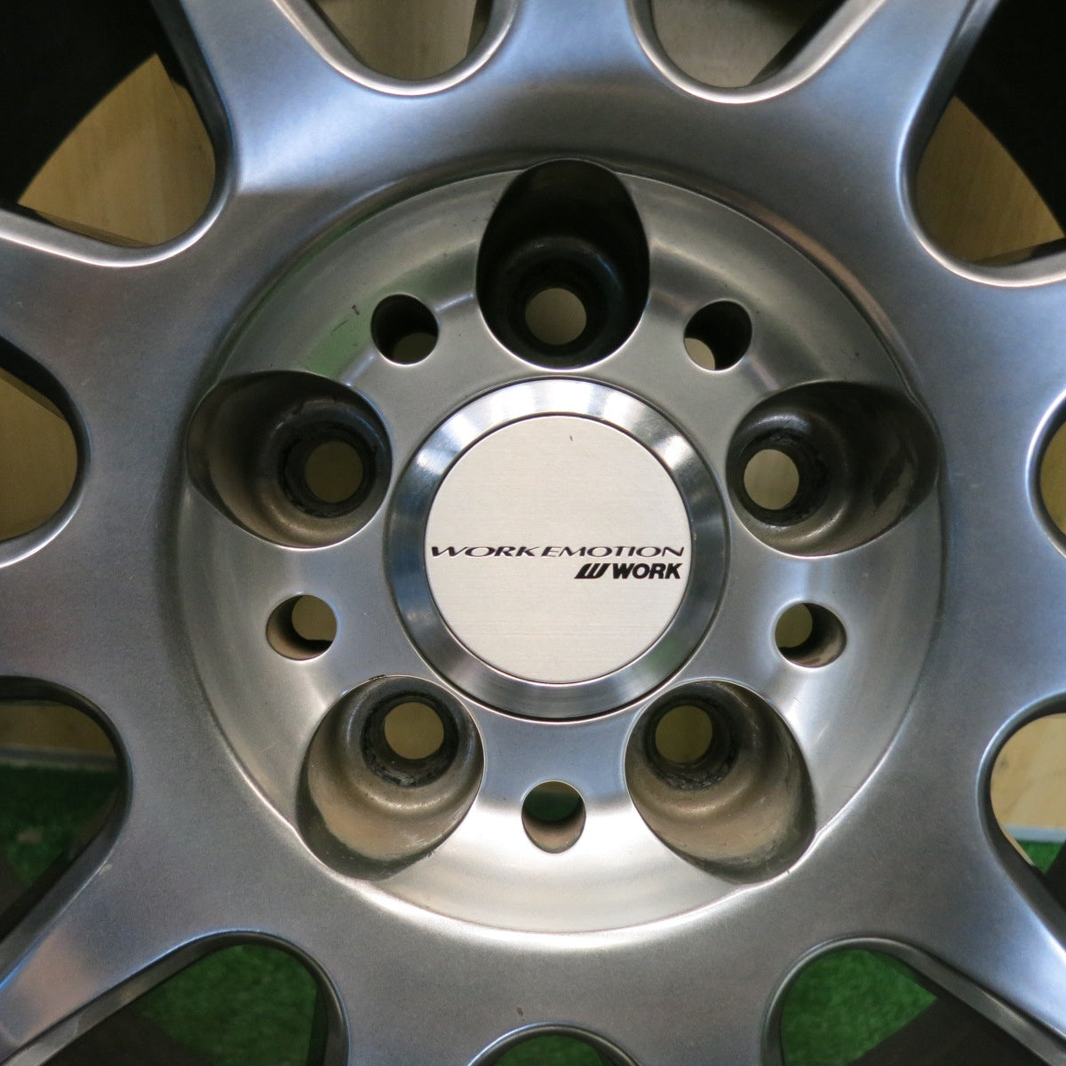 キレイ！24年◎86 BRZ 等 WORK EMOTION 11R 225/40R18 シバタ REVIMAX R23 ワーク エモーション 18インチ PCD100/5H◎6061804HAノ