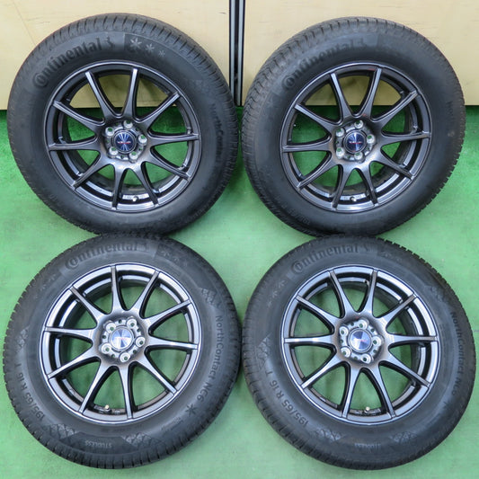 [送料無料] バリ溝！22年！キレイ！9.5分以上★ロッキー ライズ 等 195/65R16 スタッドレス コンチネンタル ノースコンタクト NC6 VELVA CHARGE ヴェルヴァ PCD100/5H★5011706イス