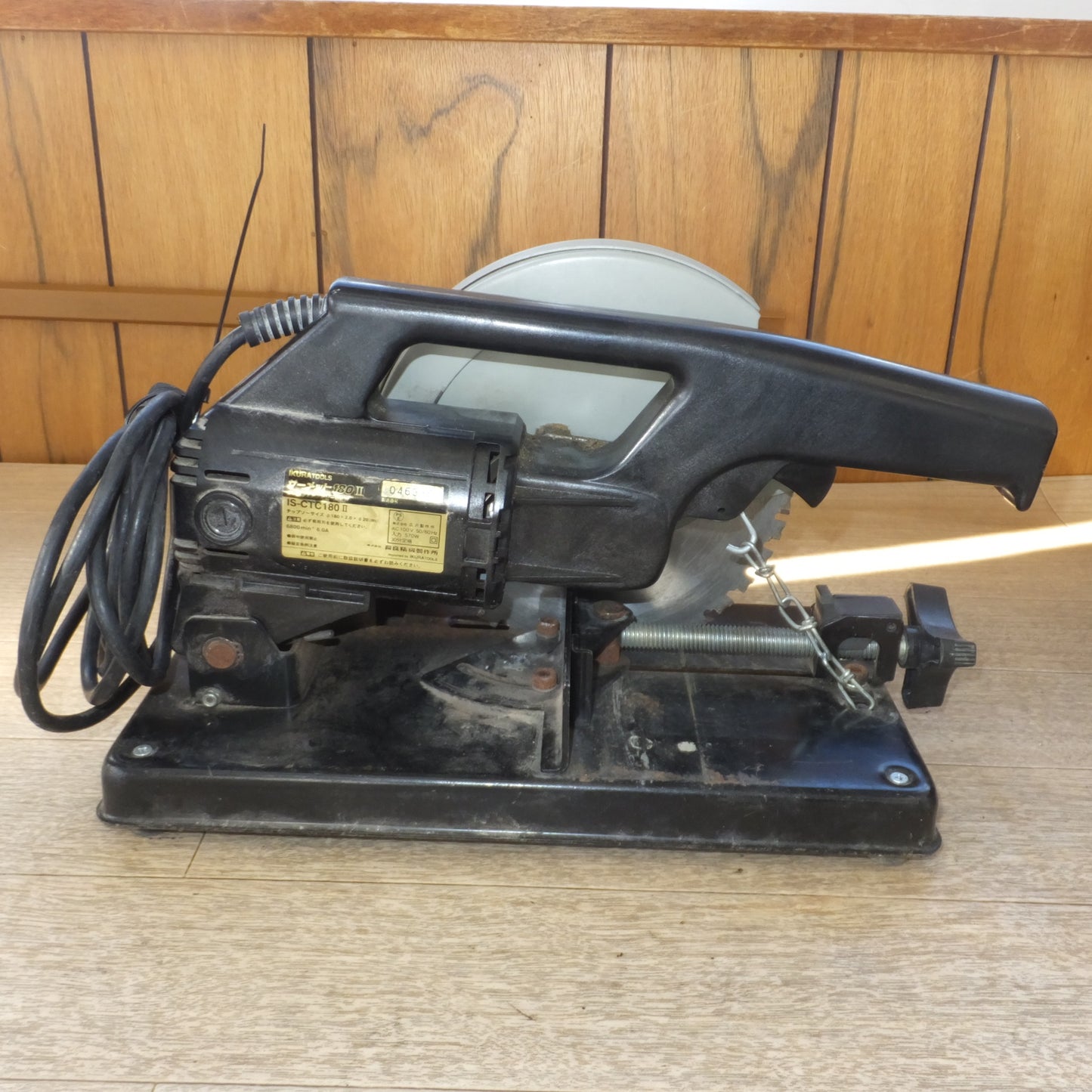 [送料無料] ★育良精機 IKURA サーメットチップソー切断機 サーメット180II IS-CTC180II　AC100V 50/60Hz 570W★
