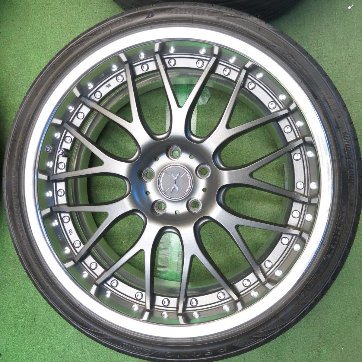 バリ溝！キレイ！9.5分◎MAVERICK 709M 245/35R20 ブリヂストン レグノ GR-X2 マーベリック 20インチ PCD114.3/5H◎6092401HAノ
