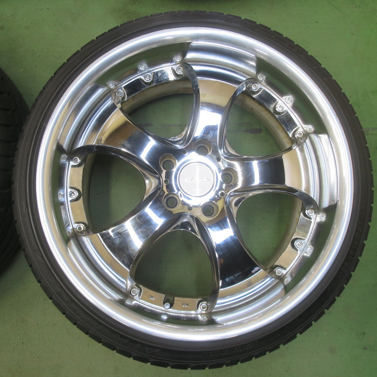 バリ溝！25年！9.5分★SHALLEN AME ENKEI 215/35R19 225/35R19 サイルン ATREZZO ZSR シャレン エンケイ 19インチ PCD114.3/5H★6060701イノ