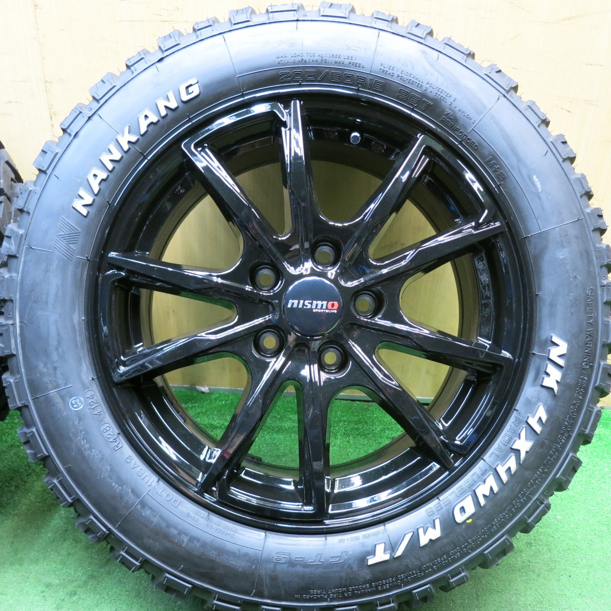 ほぼ未使用！24年！キレイ★205/60R16 ナンカン NK 4X4WD M/T FT-9 nismo SPORTSLINE ニスモ 16インチ PCD114.3/5H★5081003HAノ