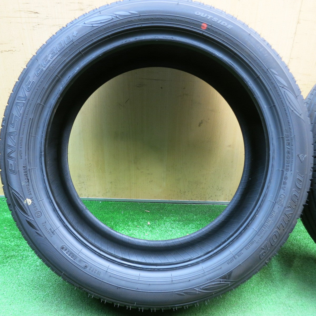 新車外し！26年★215/50R18 ダンロップ エナセーブ EC300+ タイヤ 18インチ ヤリスクロス CX-3 等★6041113HAノタ