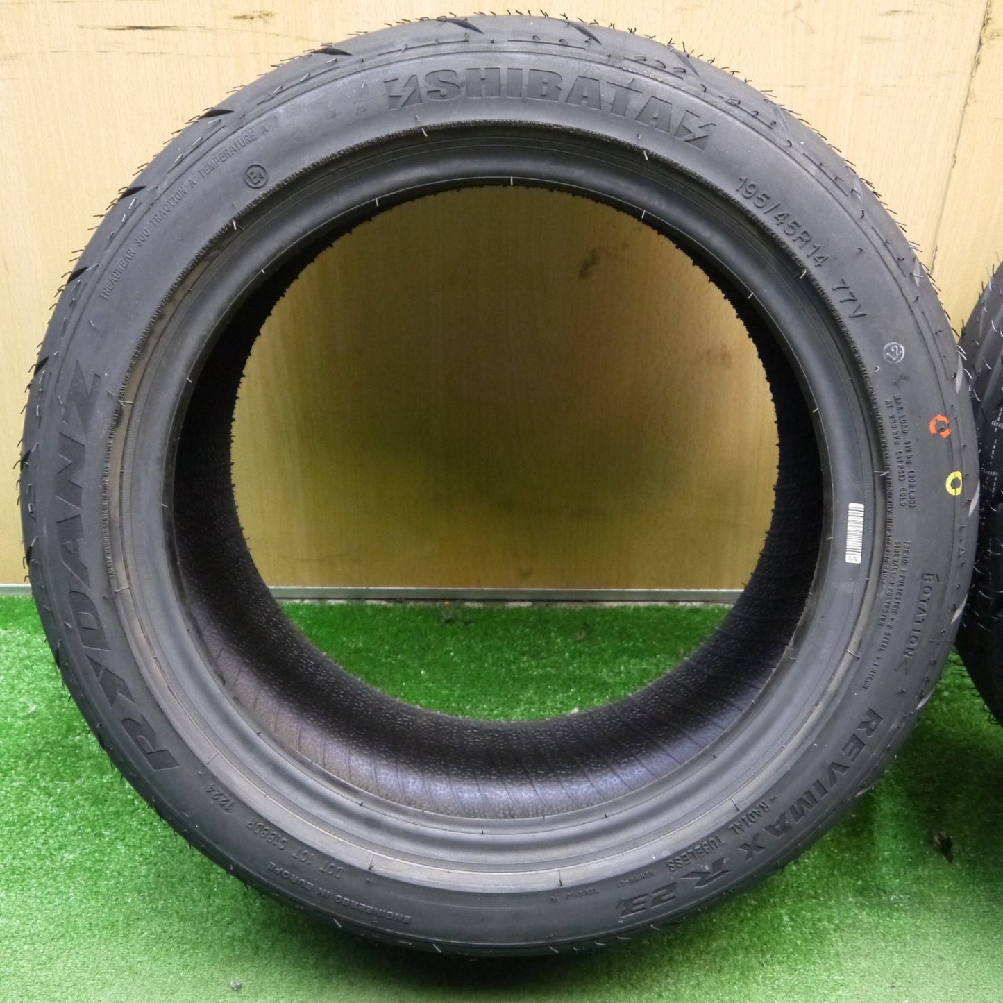 未使用！24年！2本★195/45R14 シバ タイヤ RYDANZ REVIMAX R23 14インチ アパッチ サニー 等★5052703Hノタ