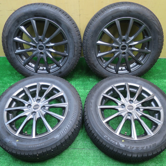 バリ溝！23年！キレイ！9分★スタッドレス 185/60R16 ブリヂストン ブリザック VRX2 BALMINUM バルミナ 16インチ PCD100/4H★5100806NJス