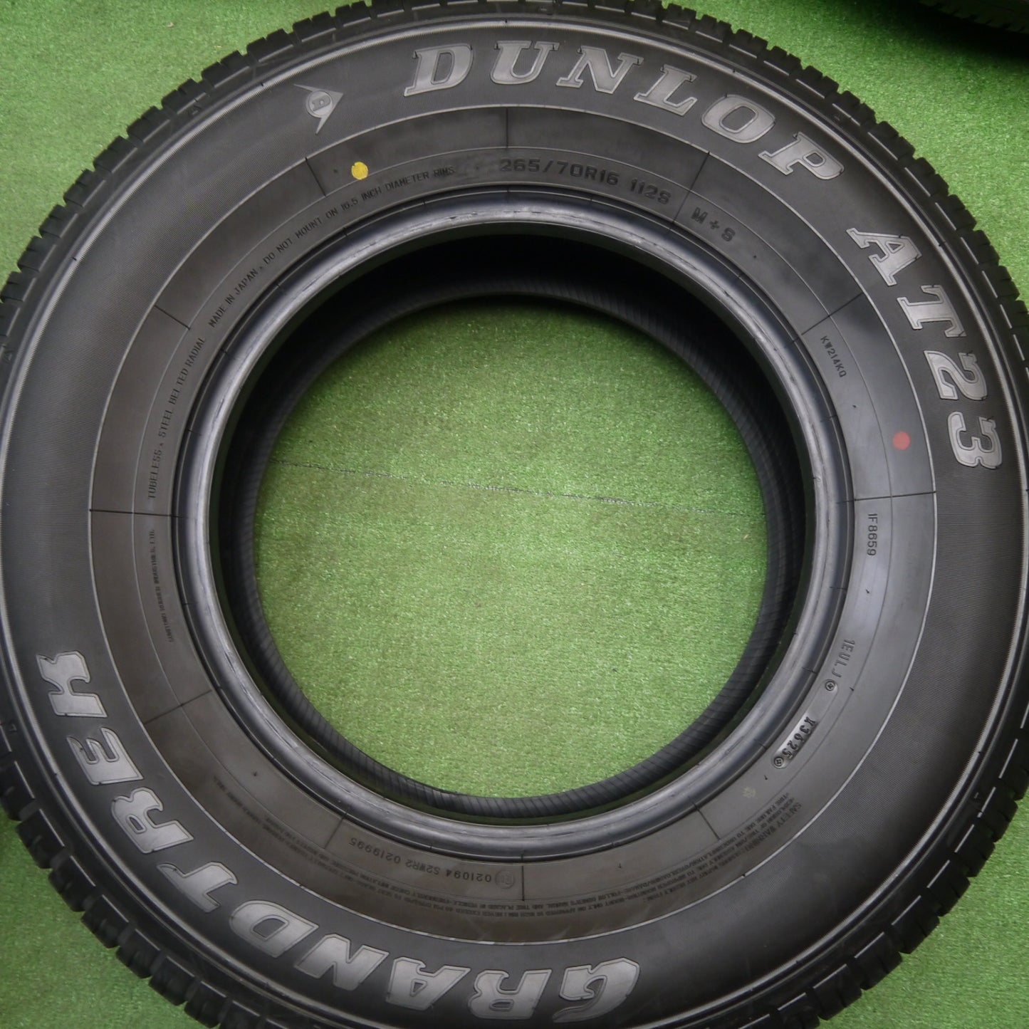 新車外し！25年！5本★265/70R16 ダンロップ AT23 グラントレック 16インチ タイヤ パジェロ プラド ランクル 70 等★5121902Hノタ
