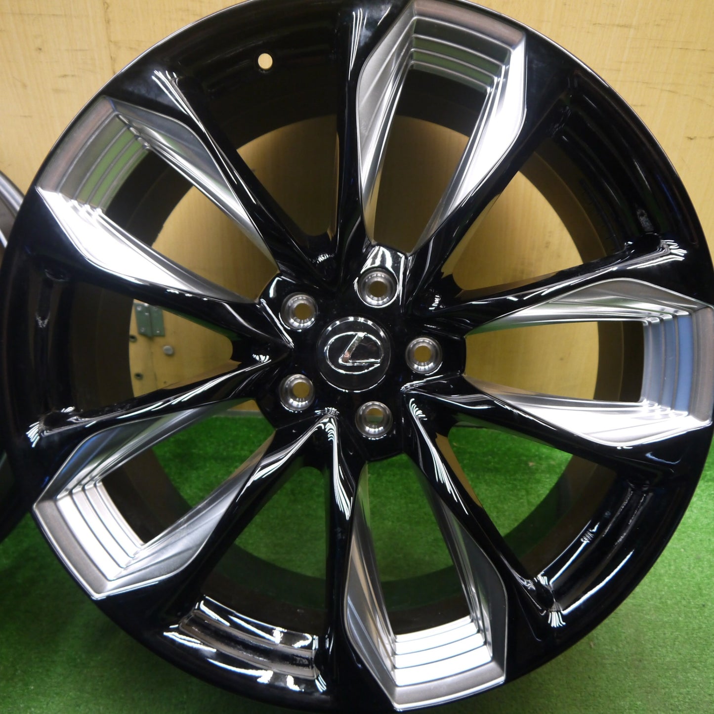 [送料無料] 新車外し！付属品付き★レクサス LC 純正 ホイール 21インチ 21×8.5J 21×9.5J PCD120/5H★5032111Hホ