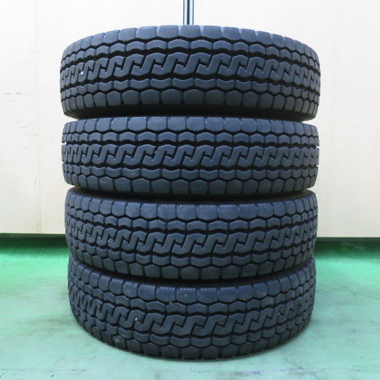 バリ溝！25年！9.5分★トラック タイヤ 205/85R16 117/115N ブリヂストン エコピア M812 ミックス オールシーズン 16インチ★5101002イスタ