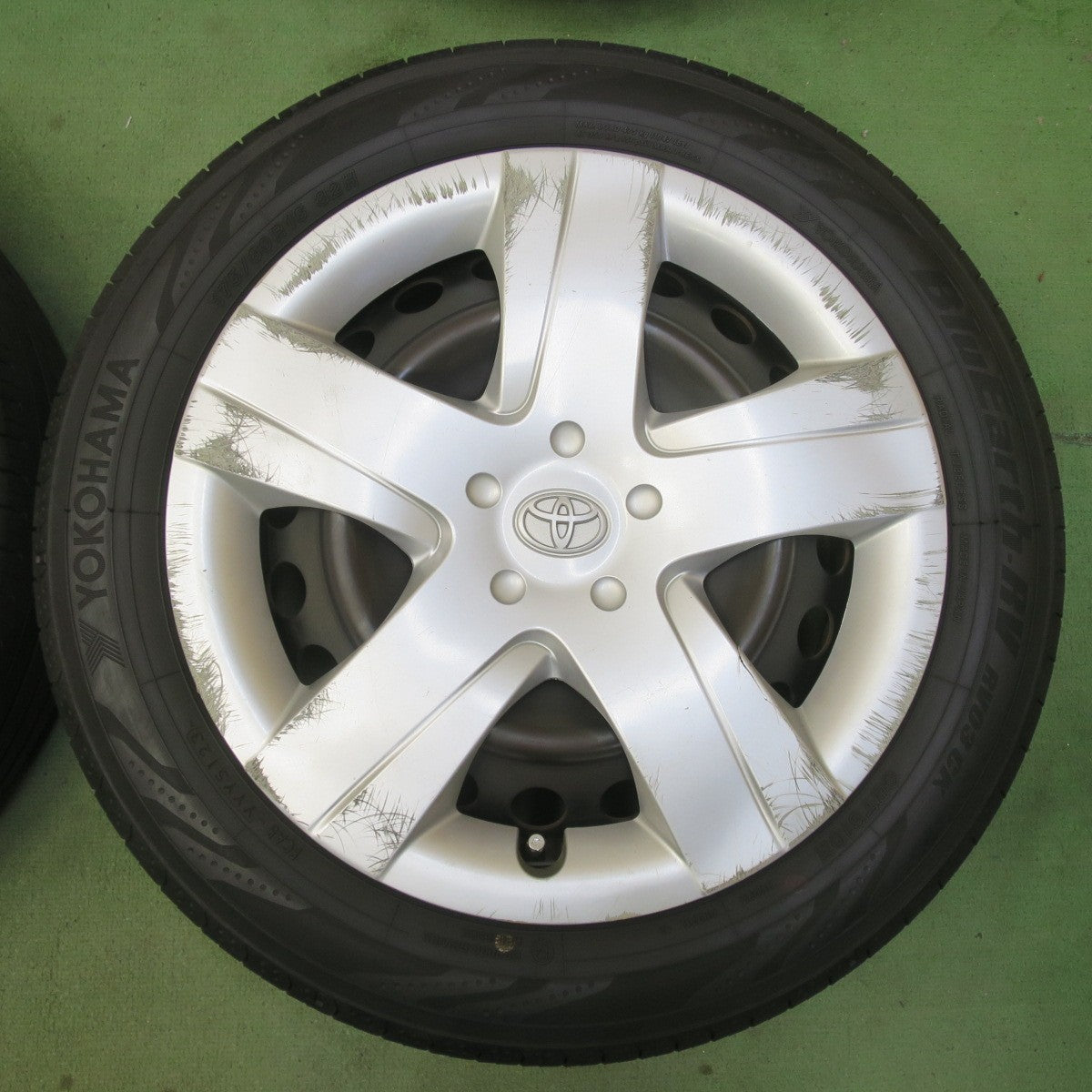 バリ溝！23年！9分★トヨタ 120系 ラクティス 純正 スチール 175/60R16 ヨコハマ BluEarth-RV RV03 CK ブルーアース 16インチ PCD100/5H★6052206イノ