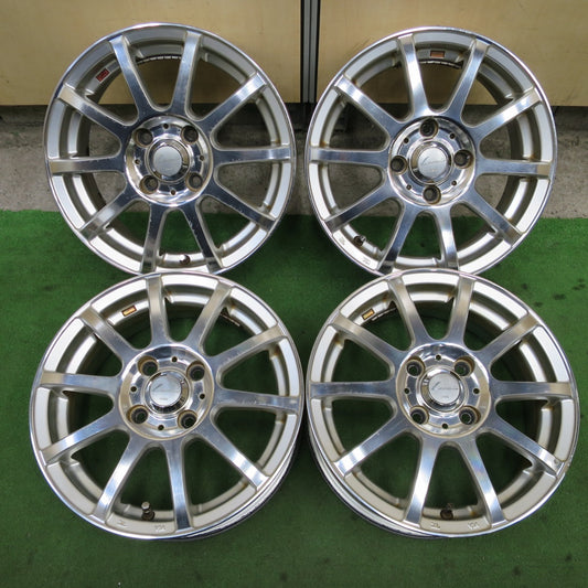 4本価格★Leonis FX weds 14インチ レオニス ウェッズ ホイール 14×5J PCD100/4H★6051202NGホ