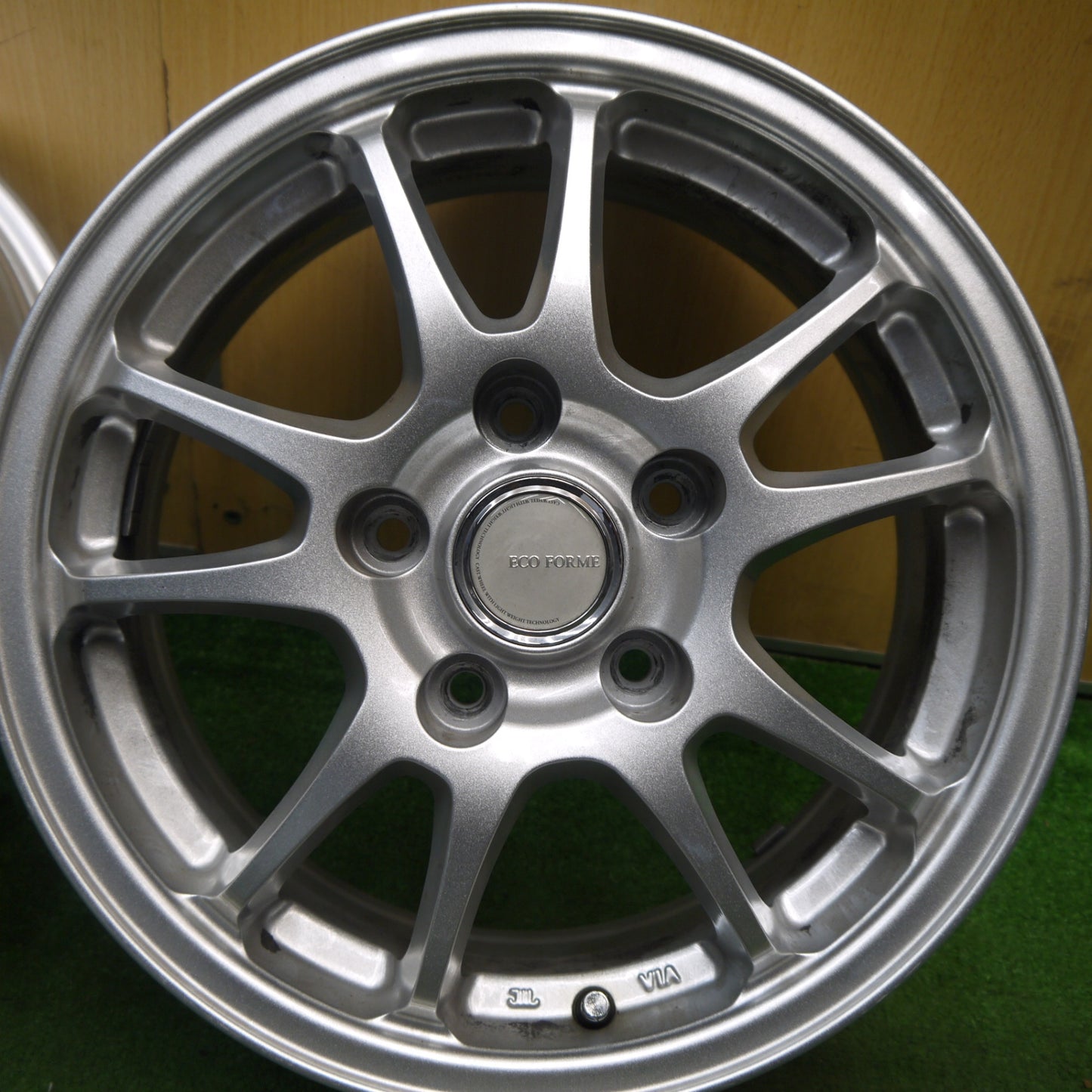 キレイ★ECO FORME SE-10 ブリヂストン 15インチ ホイール 15×6J エコフォルム PCD114.3/5H★5070804Hホ