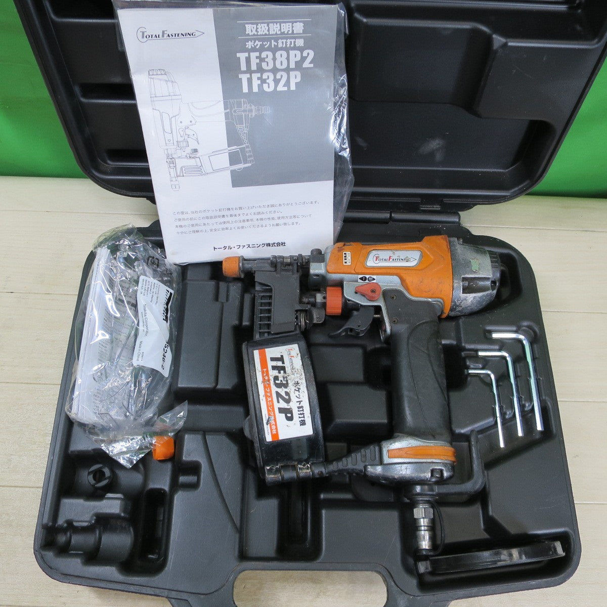 ☆TOTAL FASTENING ポケット 釘打機 TF32P トータルファスニング 釘打ち機 エアー ツール 工具☆