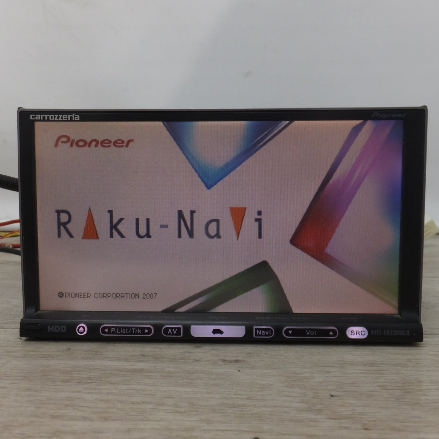 [送料無料] 現状品★カロッツェリア carrozzeria AV一体型HDDナビゲーション 楽ナビ AVIC-HRZ009GII[37]★