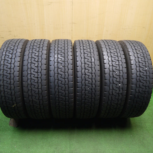 バリ溝！21年！9分！6本★トラック バス タイヤ 205/75R16 113/111L ブリヂストン デュラビス M804 ミックス オールシーズン 16インチ★5121504Hノタ