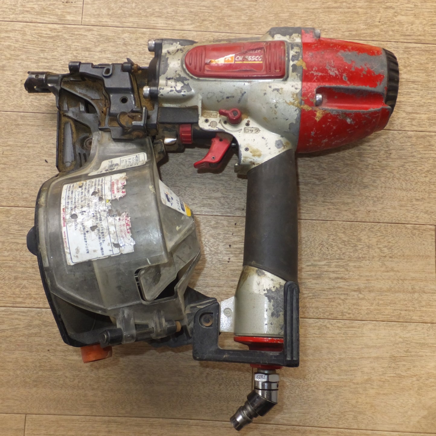 [送料無料] ★マックス MAX エアインパクトドライバ AT-ID700P　常圧コイルネイラ CN-565CG　セット★