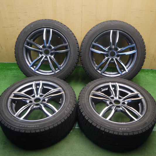 バリ溝！9分◎BMW 等 MAK LUFT FF 225/55R17 スタッドレス ブリヂストン ブリザック RFT マック ルフト 17インチ PCD112/5H◎6100502Hス