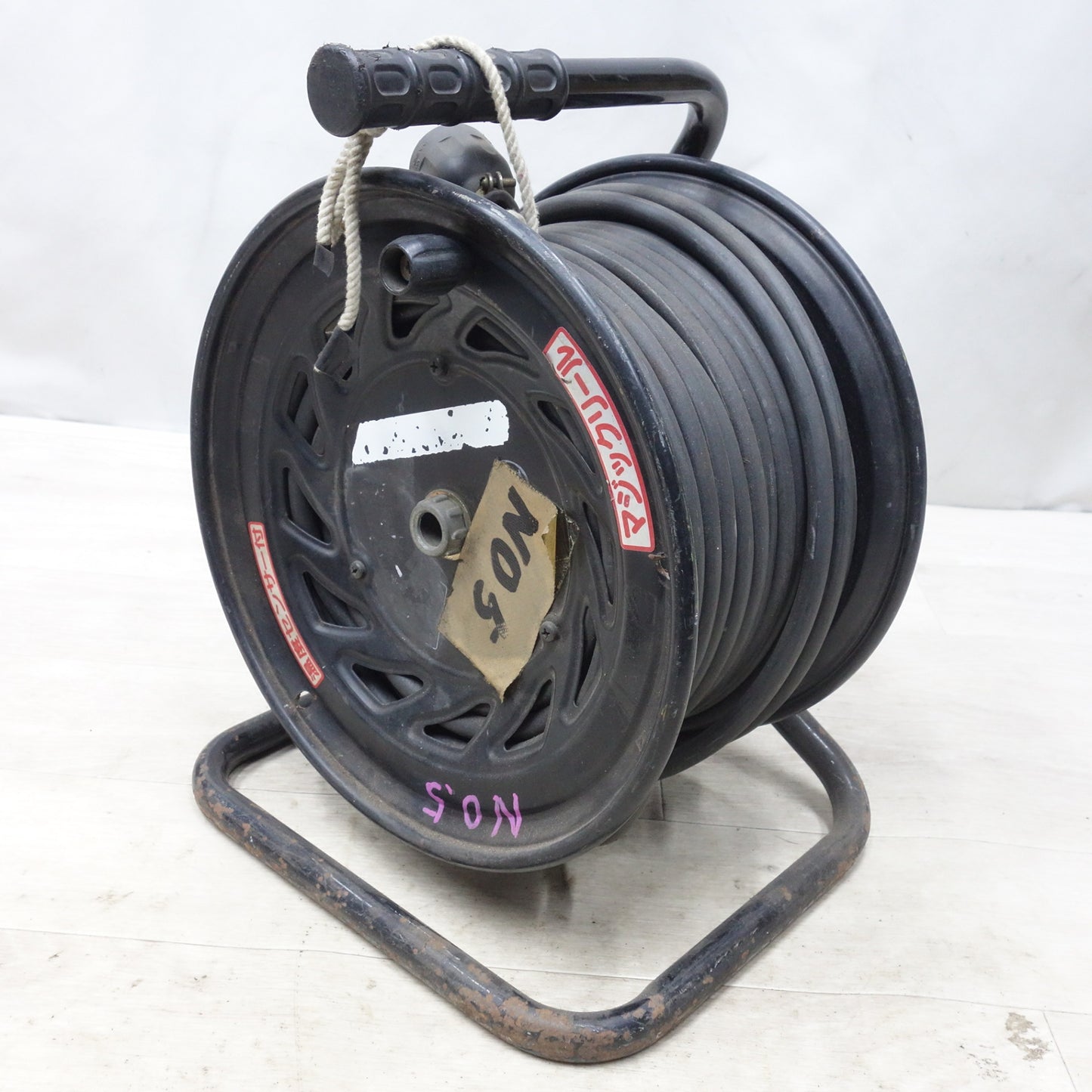 [送料無料] ◆日動 マジックリール コードリール Z-EK34L 屋内型 全長 30m VCT.2.0SQ×3C 電工 ドラム 温度センサー ブレーカー 付 ロック 引掛 式◆