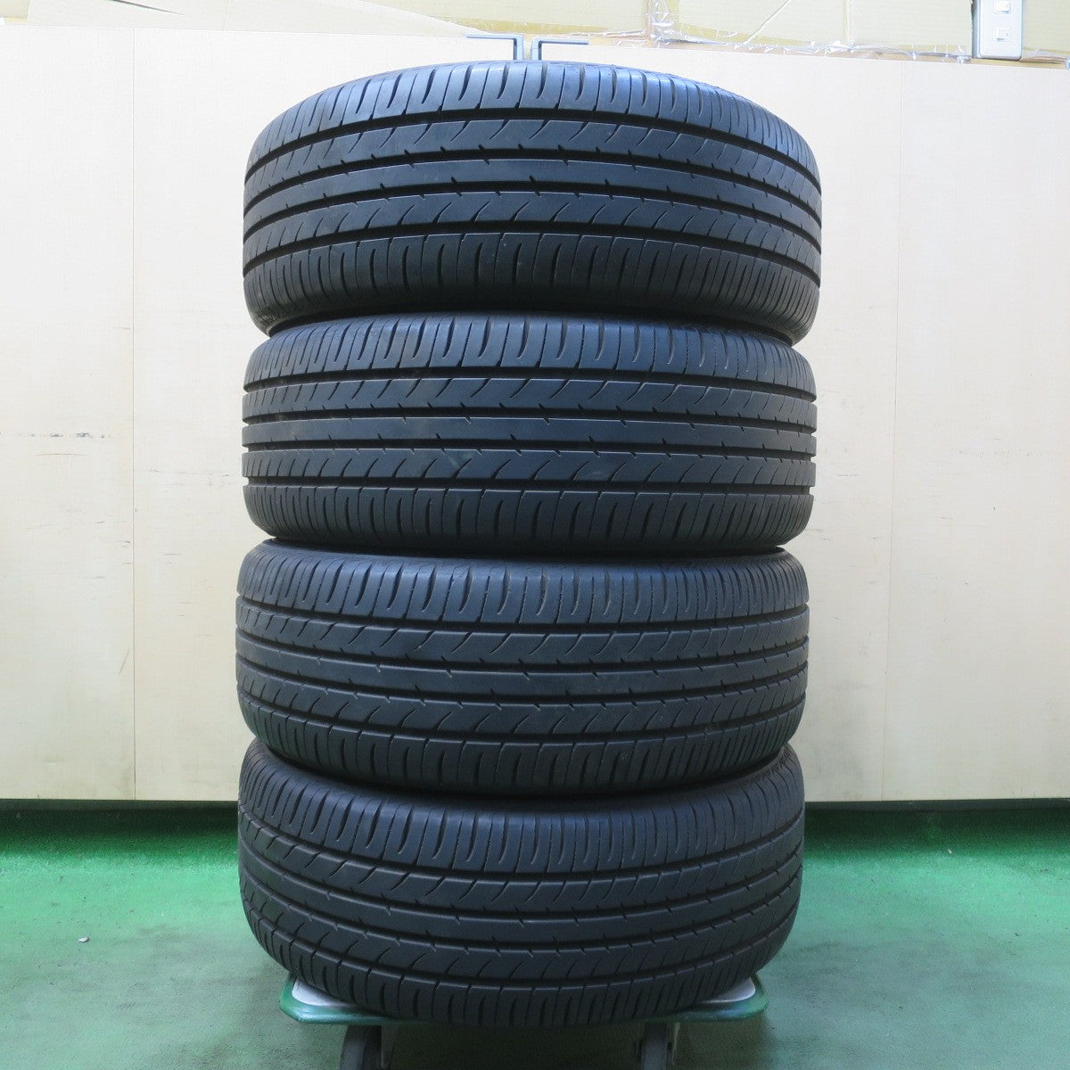 バリ溝！9.5分★トヨタ マーク2 ブリット 純正 205/55R16 トーヨー ナノエナジー3 プラス 16インチ PCD114.3/5H★6051003イノ