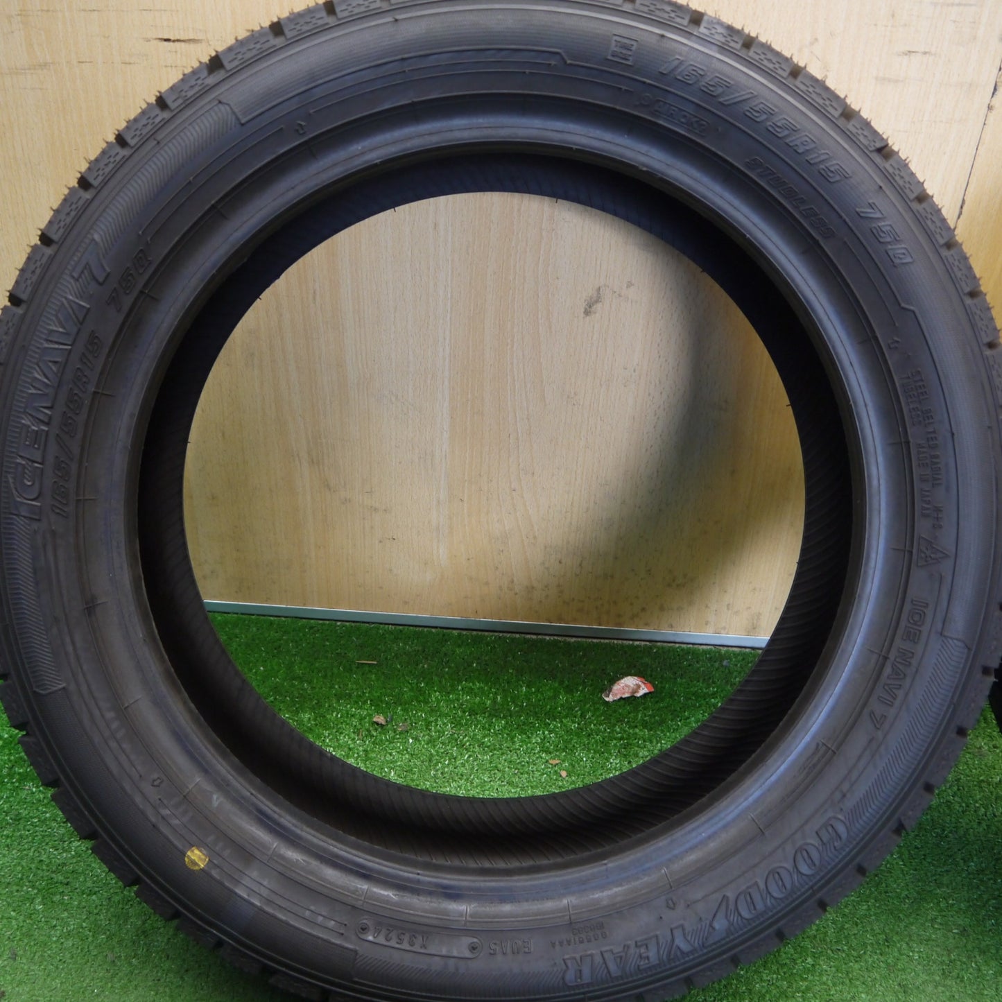 未使用！24年★スタッドレス 165/55R15 グッドイヤー アイスナビ7 タイヤ 15インチ N-BOX N-WGN ワゴンR スペーシア アルト タント デリカミニ 等★6050812Hスタ