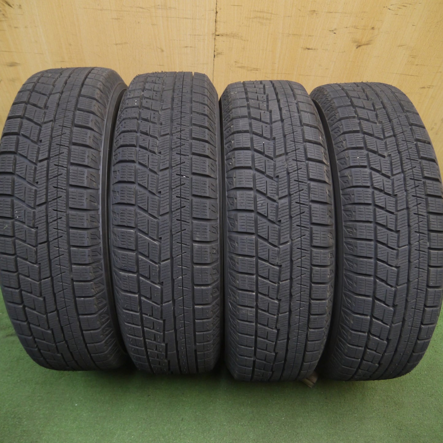 *送料無料* 超バリ溝！21年！キレイ！ほぼ10分★スタッドレス 165/65R14 ヨコハマ アイスガード iG60 JOKER ジョーカー PCD100/4H★4040801Hス