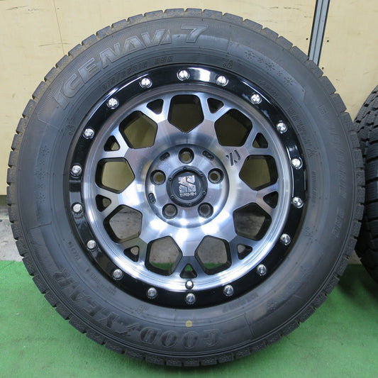 バリ溝!22年!キレイ!9.5分◎XTREME-J XJ 215/65R16 スタッドレス グッドイヤー アイスナビ7 エクストリームJ 16インチ PCD114.3/5H◎6100602NGス