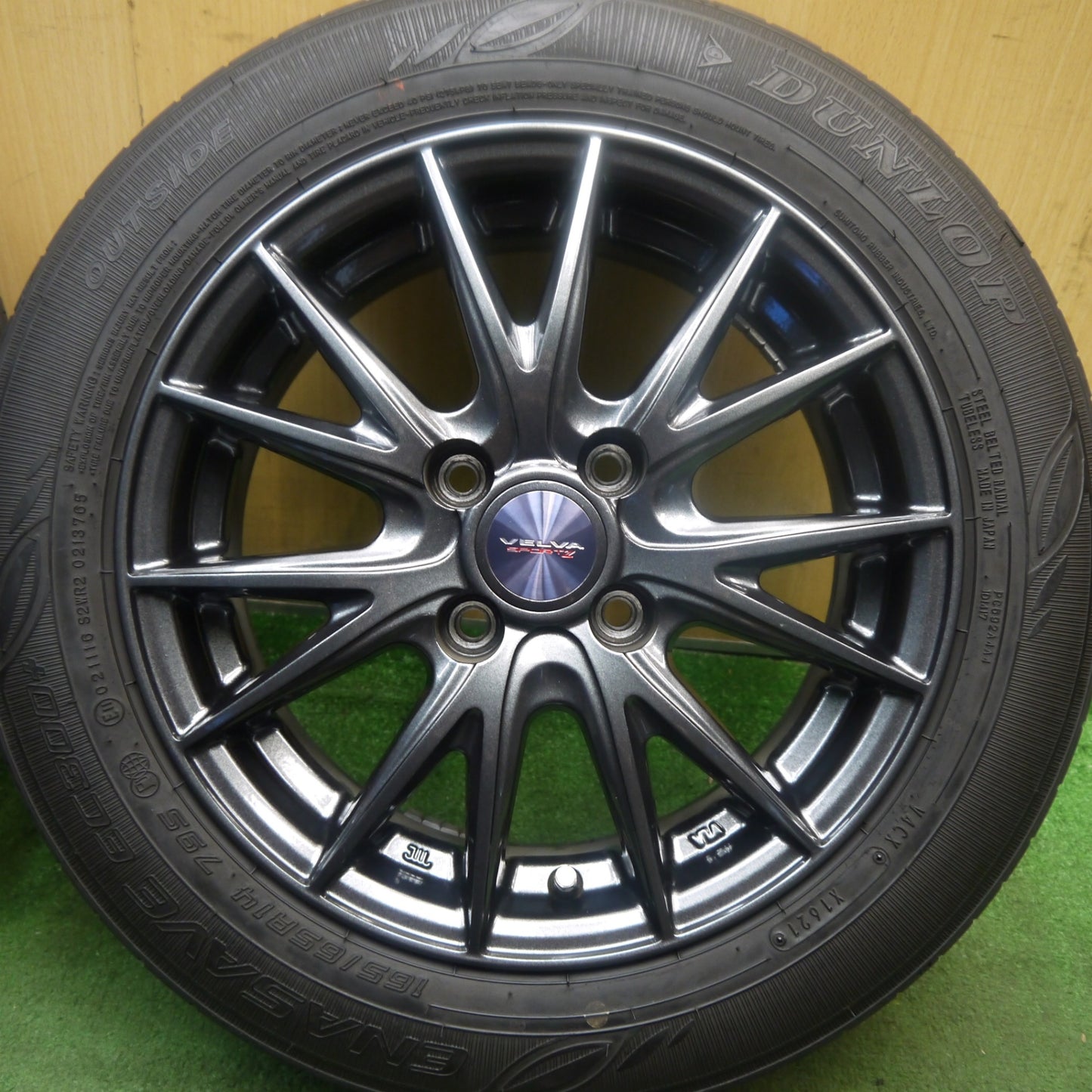 キレイ！22年★165/65R14 ダンロップ エナセーブ EC300+ ヨコハマ BluEarth-ES ES32 VELVA SPORTZ ヴェルヴァ 14インチ PCD100/4H★5092401Hノ