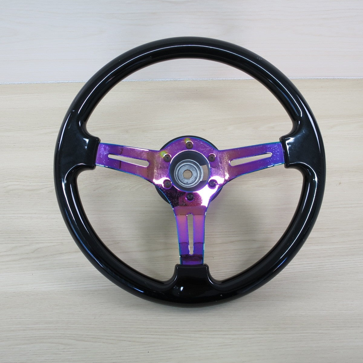☆マツダ MJ22S AZワゴン 社外 ステアリング ハンドル メーカー 型式 不明 マジョーラ レインボー カラー☆ [送料無料]