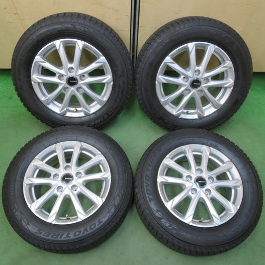 バリ溝！23年！キレイ！9.5分★スタッドレス 195/65R15 トーヨー オブザーブ GIZ2 QRASIZ GC36F KOSEI クレイシズ 15インチ PCD114.3/5H★5120905イス
