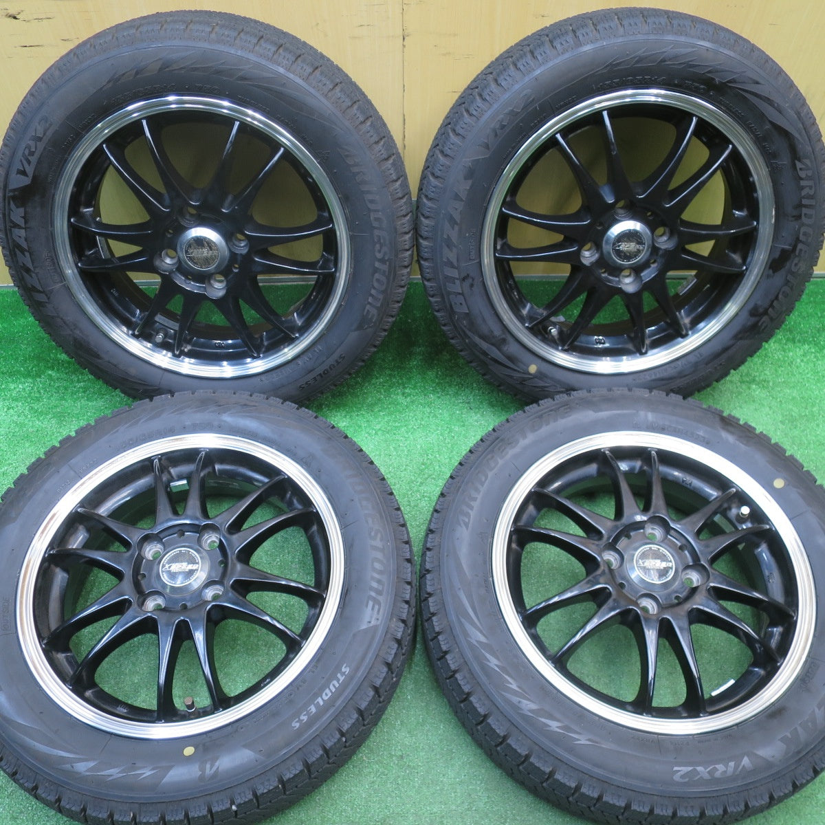 バリ溝！23年！8.5分★スタッドレス 155/65R14 ブリヂストン ブリザック VRX2 X CROSS SPEED PREMIUM クロススピード 14インチ PCD100/4H★5111102NJス