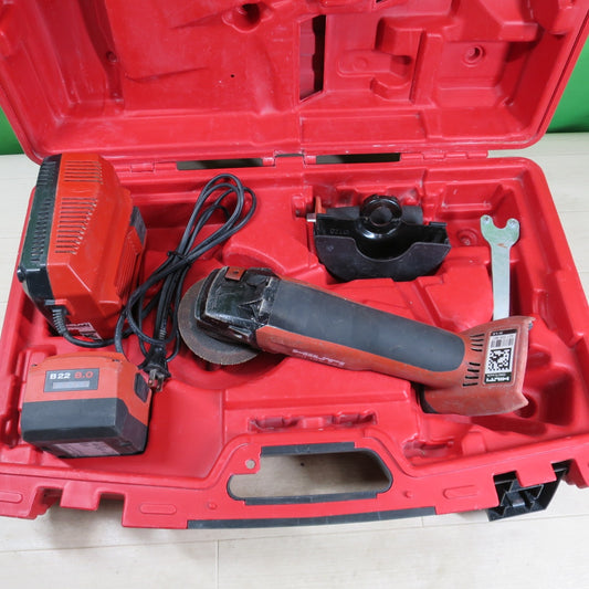[送料無料] ☆HILTI ヒルティ 充電式 アングル グラインダー AG 125-A22 電動 工具 ディスク グラインダ コードレス 研摩 研磨 機☆