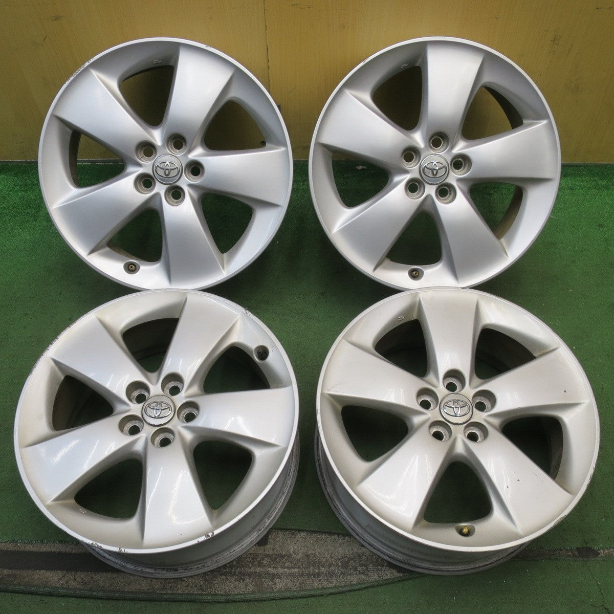 4本価格★トヨタ 30系 プリウス S G ツーリング 純正 ホイール 17インチ 17×7J PCD100/5H★5100603NJホ