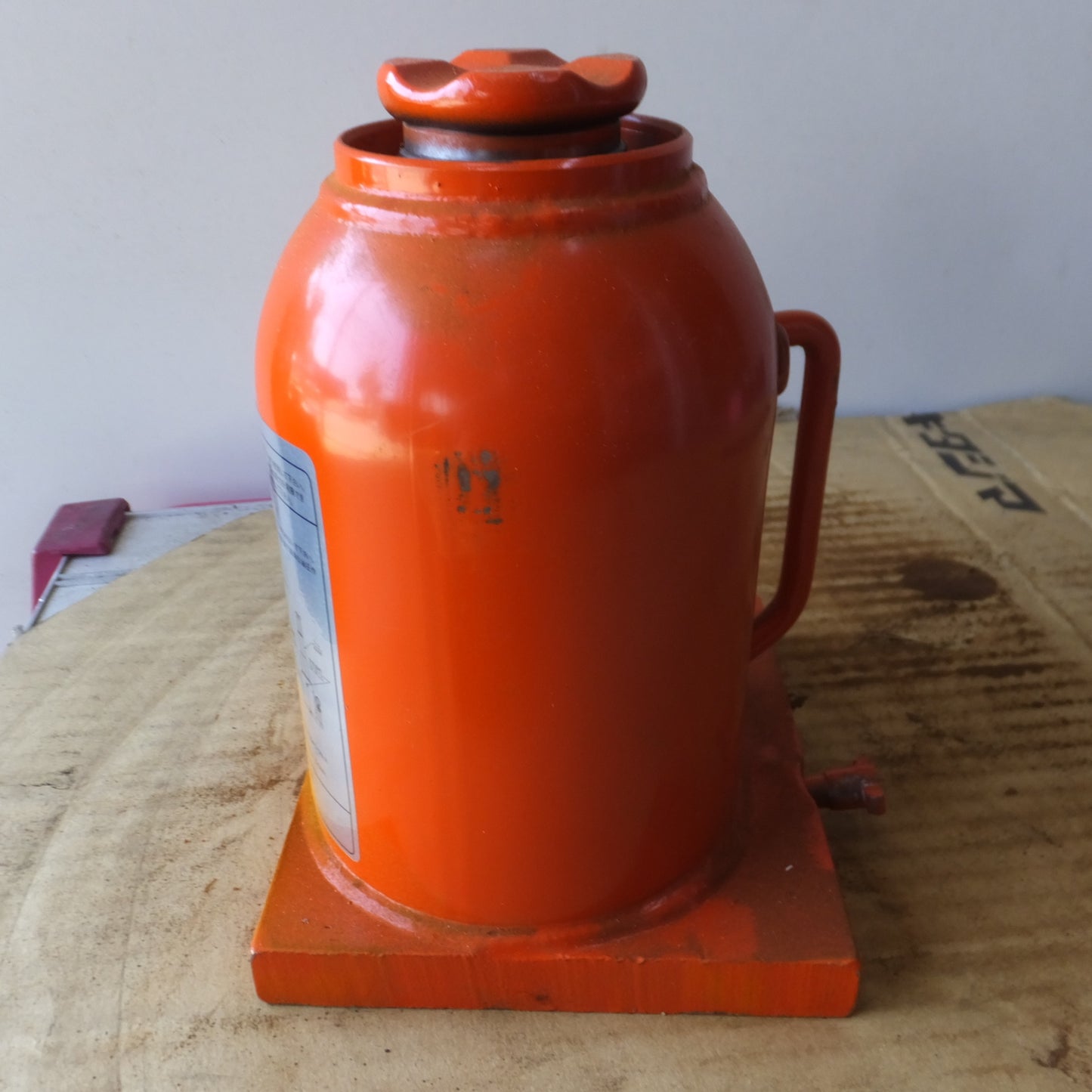 [送料無料] ◆マサダ 油圧ジャッキ HPD-10-2 工具 10TON 10ton 10トン 10000kg 油圧式 オイル だるま ダルマ 車載 自動車 点検 整備(8)◆