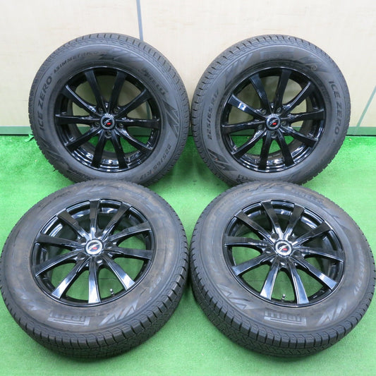 [送料無料] バリ溝！22年！9.5分以上★スタッドレス 225/65R17 ピレリ アイスゼロ アシンメトリコ Fang ファング 17インチ PCD114.3/5H★5011201HAス