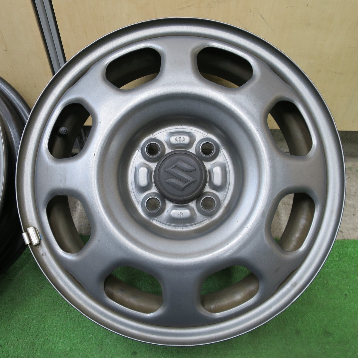 4本価格★スズキ ハスラー 純正 スチール ホイール 15インチ 15×4.5J SUZUKI PCD100/4H★6022702NGホ