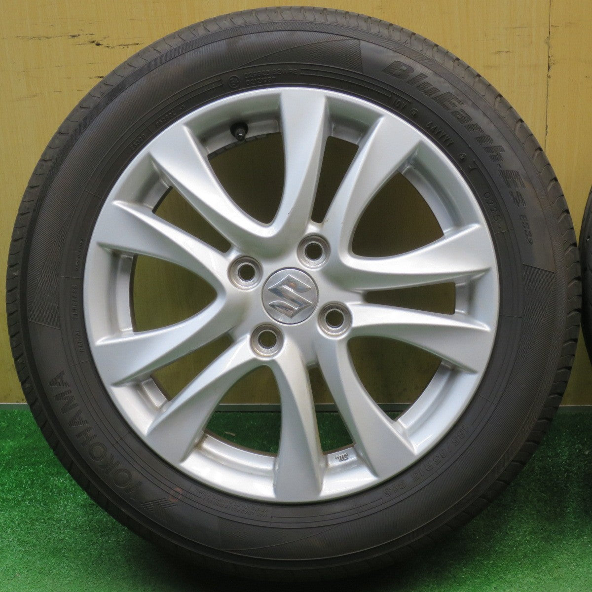 4本価格！25年★スズキ MA36S ソリオ 純正 165/65R15 ヨコハマ BluEarth-ES ES32 15インチ ブルーアース PCD100/4H★6040604NJノ