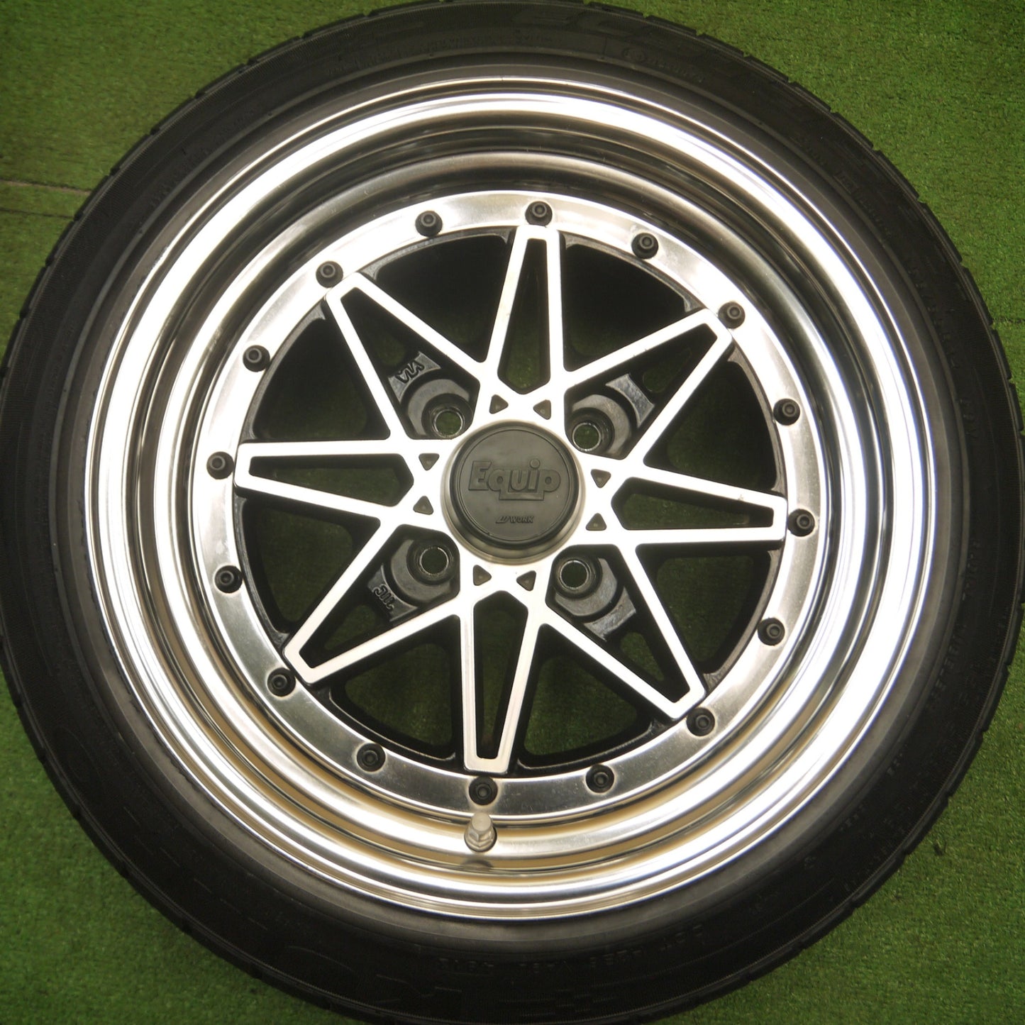 [送料無料] キレイ★WORK Equip EQ3/N 155/55R14 165/55R14 クムホ エクスタ SPT ワーク エクイップ 14インチ 軽トラ 等 PCD100/4H★4121310Hノ